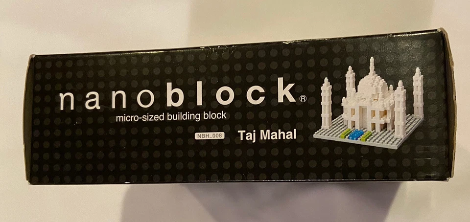 Nanoblock Taj Mahal 420 pcs NEW Sealed NBH-008 India NIB Micro Sized Blocks - Image 3 of 4