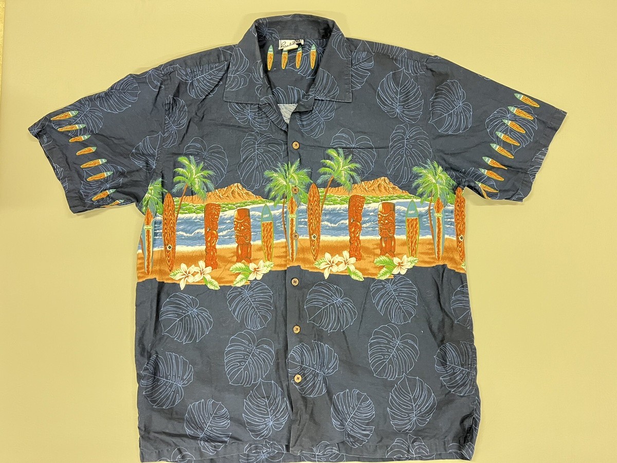 Rare Vintage Paradise Style Hawaii Hawaiian Shirt Size XL | eBay
