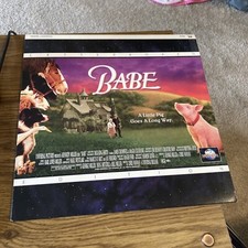 Babe Laserdisc A Little Pig Goes A long way, 1995 Letterbox Ed. Rated G