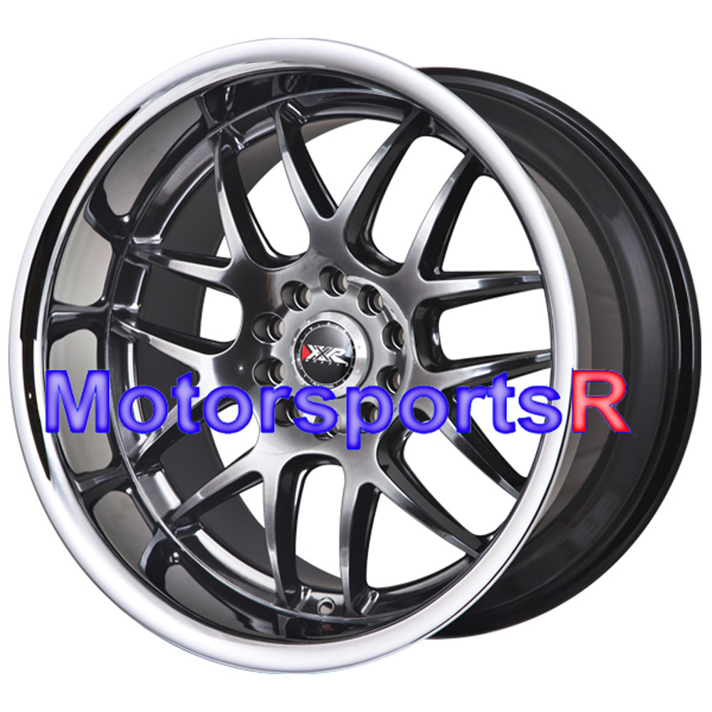 XXR 526 18 x 10.5 Chromium Black Polished Deep Dish Wheels 5x120