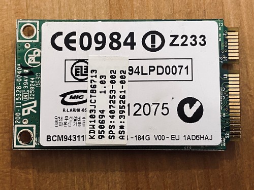 Broadcom BCM94311MCG Laptop WIFI Wireless Karte N12075 BCM94311MCG-HP3 (8)