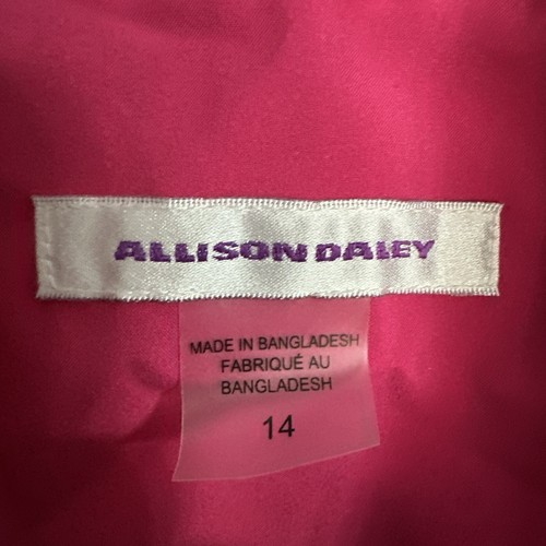 Allison Daley Pink Open Front 3/4 Sleeve Jacket—Size 14 - Picture 4 of 5