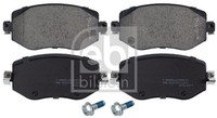 Bremsbelagsatz Scheibenbremse Febi Bilstein 116245 FüR Renault B9A Megane K9A 4