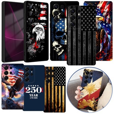 Stripes Flag Design Phone Case Skin Cover For Samsung Galaxy S26 S25 A16 A36 A54