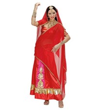 Bollywood Diva Adult Fancy Dress Costume Small (UK Dress Size 8-10)