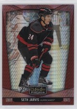 2024-25 O-Pee-Chee Platinum Red Prism 139/199 Seth Jarvis #176 1os2