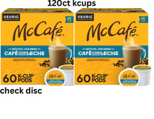 McCafé Café con Leche, K-Cups, 120 Count old Stock
