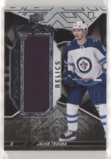 2018-19 SPx UD Black Star Trademarks Relics 97/199 Jacob Trouba #ST-JT 04f2