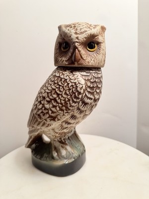 Jim Beam Owl Whiskey Decanter Regal China Vintage 1979 Liquor