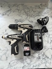 Makita Twin Set 10.8v Li-Ion Cordless HP330D Combi Drill TD090D Impact Driver