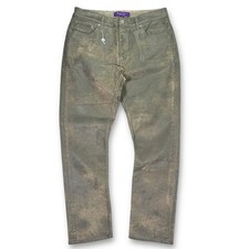 NWOT Ralph Lauren Purple Label Distressed 750 Straight Ankle Jean Size 31