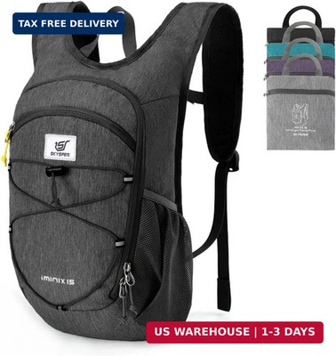 SKYSPER 15L/20L Foldable Hiking Backpack Lightweight Packable Travel Daypack wit