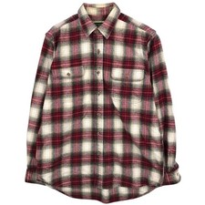 Used FIELD and STREAM Ombre Check Long Sleeve Heavy Flannel Check Shirt Men'...