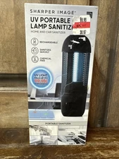 Sharper Image Brand New UV Portable Lamp Kill 99.9% Of Germs Disinfect Sanitize