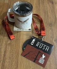 Rush 2026 Fifty Something Tour VIP package White Yeti Cup Laminate Pass