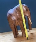 Vintage Hand Carved Elephant Approximately 9 Inches Tall — photo 6