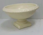 Red Wing USA Pottery 1548 Footed Pedestal Candy Dish Planter Bowl Urn Cream