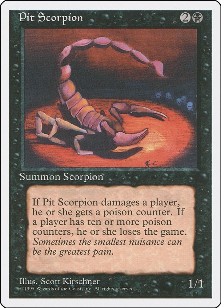 Pit Scorpion [4ED - 153]MagicLPCommonMagic