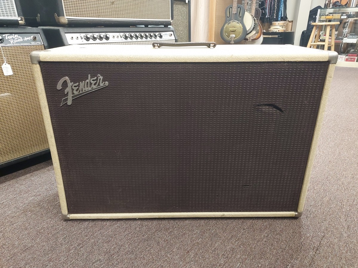 1961 1962 Fender Bassman Cabinet Blonde Oxblood Rare 30