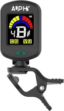 Rechargeable Clip-On Tuner with Color LCD Screen for Guitar Bass Ukulele Violin