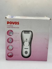 POVOS Cordless Epilator  Shaver Set - Wet  Dry Hair Remover - 2 Speeds - NIB