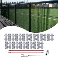 Connect Per Fili Recinzione Elettrica con Connettore Corda M5 Set 28 Pezzi Tool