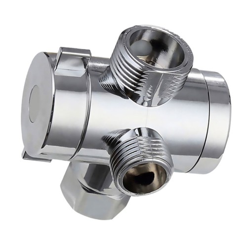 Three -adapter Water Separator Shower Tee Adapter Adjustable Shower Diverter - Picture 8 of 12