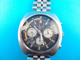 CRONÓGRAFO VINTAGE LONGINES DIVER REGATA REF 8224 17j VALJOUX 72 FUNCIONANDO