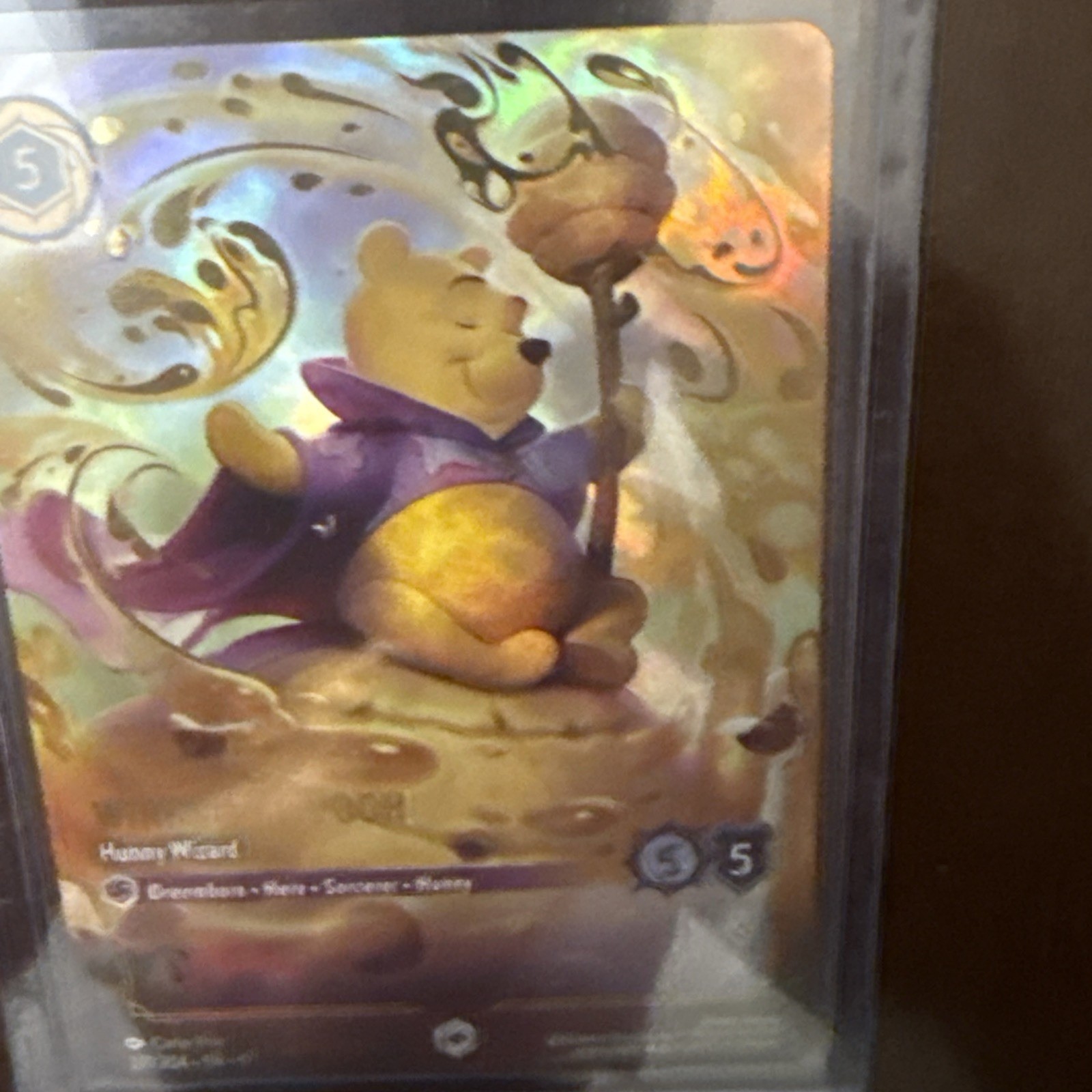 Winnie The Pooh Hunny Wizard Enchanted Disney Lorcana Fabled Mint! 227/204