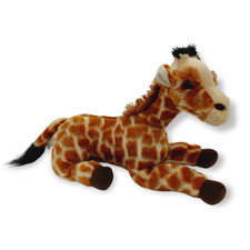 Aurora Giraffe Plush Stuffed Animal Toy 9" Lying Wild Safari Africa