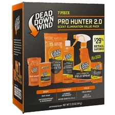 Dead Down Wind 2.0 7-Piece Kit Complete System of Scent Elimination for Body