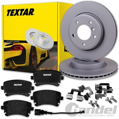 TEXTAR BREMSSCHEIBEN + BELÄGE HINTEN für VW T5 + T6 MULTIVAN TRANSPORTER BUS