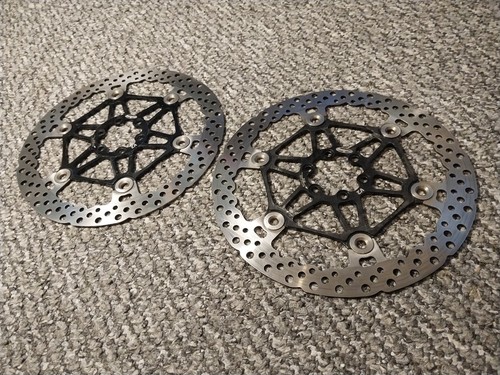 Hope V2 203mm Floating Disc Brake Rotors (Pair) Black 6 Bolt