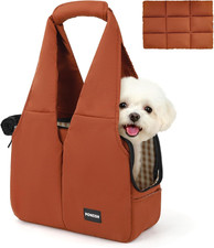 Dog Purse Carrier for Small Dogs and Cats, Soft-Sided Pet Tote Bag with 6 Large