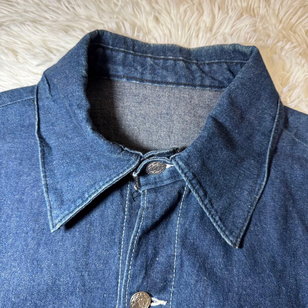 POINTER BRAND Denim Coverall Work Jacket Indigo B… - image 7