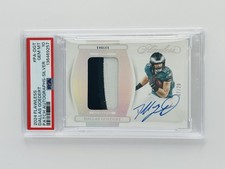 2024 Flawless Dallas Goedert 3-color Patch Auto Silver /20 PSA 10 Pop 1 Eagles