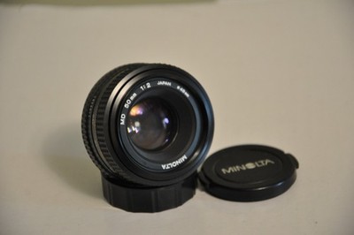 Nice Minolta MD 50mm f2.0 MANUAL Film Lens Japan Read FULL Description