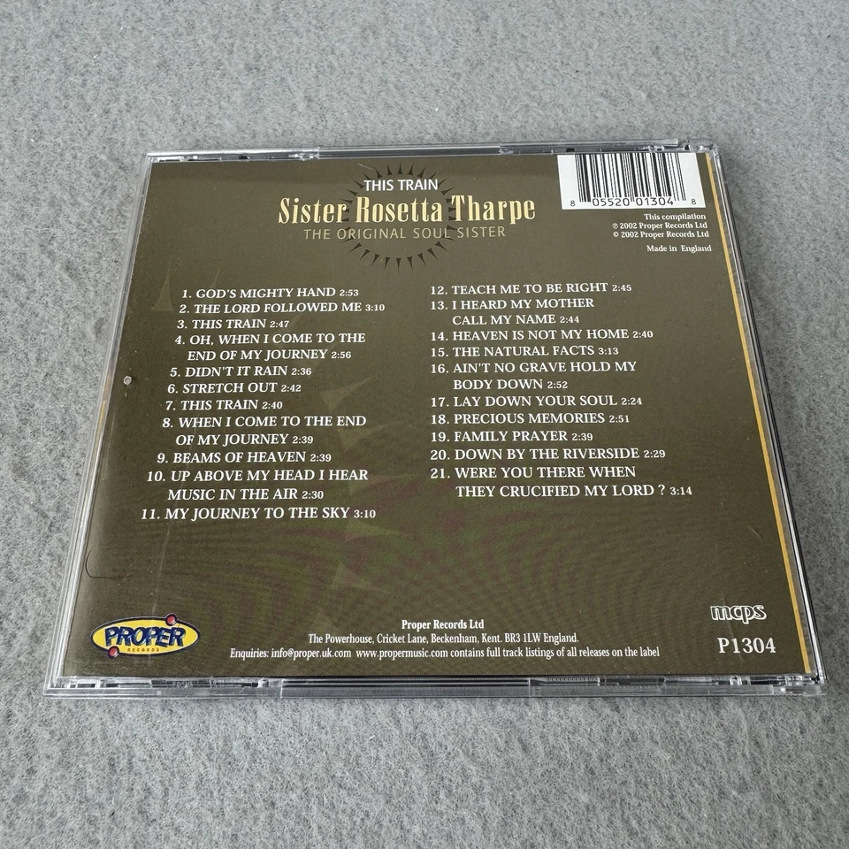 This Train by Sister Rosetta Tharpe The Original Soul Sister Music CD Proper UK Foto 2 de 4