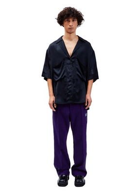 ARK/8 Elden Ring Queen Marika Satin Shirt Black NWT Graphic Button Up