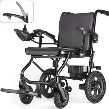 Lightweight Foldable Electric Wheelchair for Adults, Airline Approved, 30 lbs