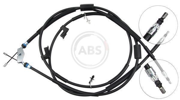 Rear Handbrake Cable A.B.S. K12825 for Ford Kuga Focus