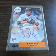 Chiba Lotte Marines Sam Long RC Rookie Limited Edition Of 199 Cards, Autographed