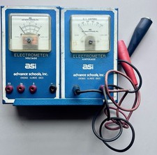 Vintage ASI Electrometer D.C. 0-32 V 100 A Voltage Amperage Tester and Meter
