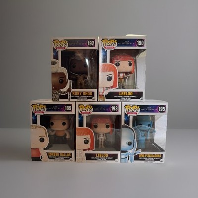 Funko Pop! Movies: The Fifth Element - Korben Leeloo Ruby Diva (Set of 5)