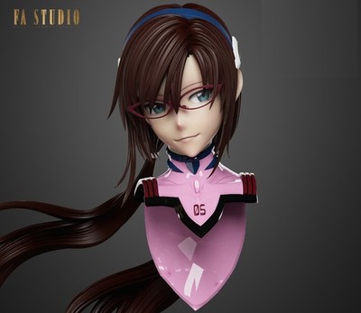 フミフミ　FA-Studio　マリ FA Studio Mari Makinami 1/4 Resin Figure Statue Anime Cast off