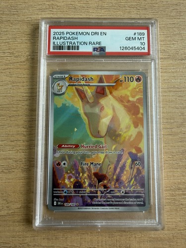 Rapidash graded PSA 10 for sale on eBay