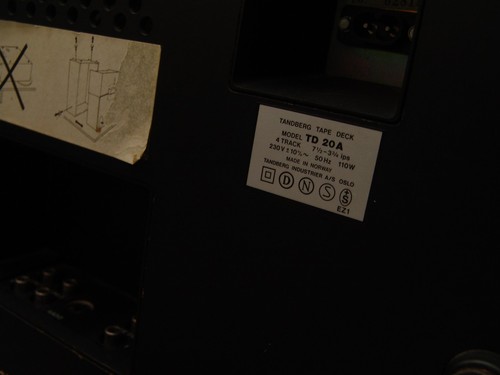 Tandberg TD 20A / 4 Spur Tonbandmaschine / mit kleinen Fehler / - Bild 8 von 8