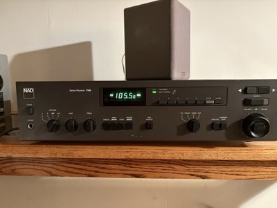 NAD 7140 Stereo Receiver Powers On Audio Output Tested Vintage Hi-Fi
