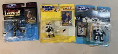 Lot Of (3) NHL Starting Lineups 1998 Lemieux, 1999 Joseph, 1997 Tkachuk Mint