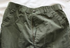 1970s/1980s Olive Green Bottoms 2 Pants 34X33
